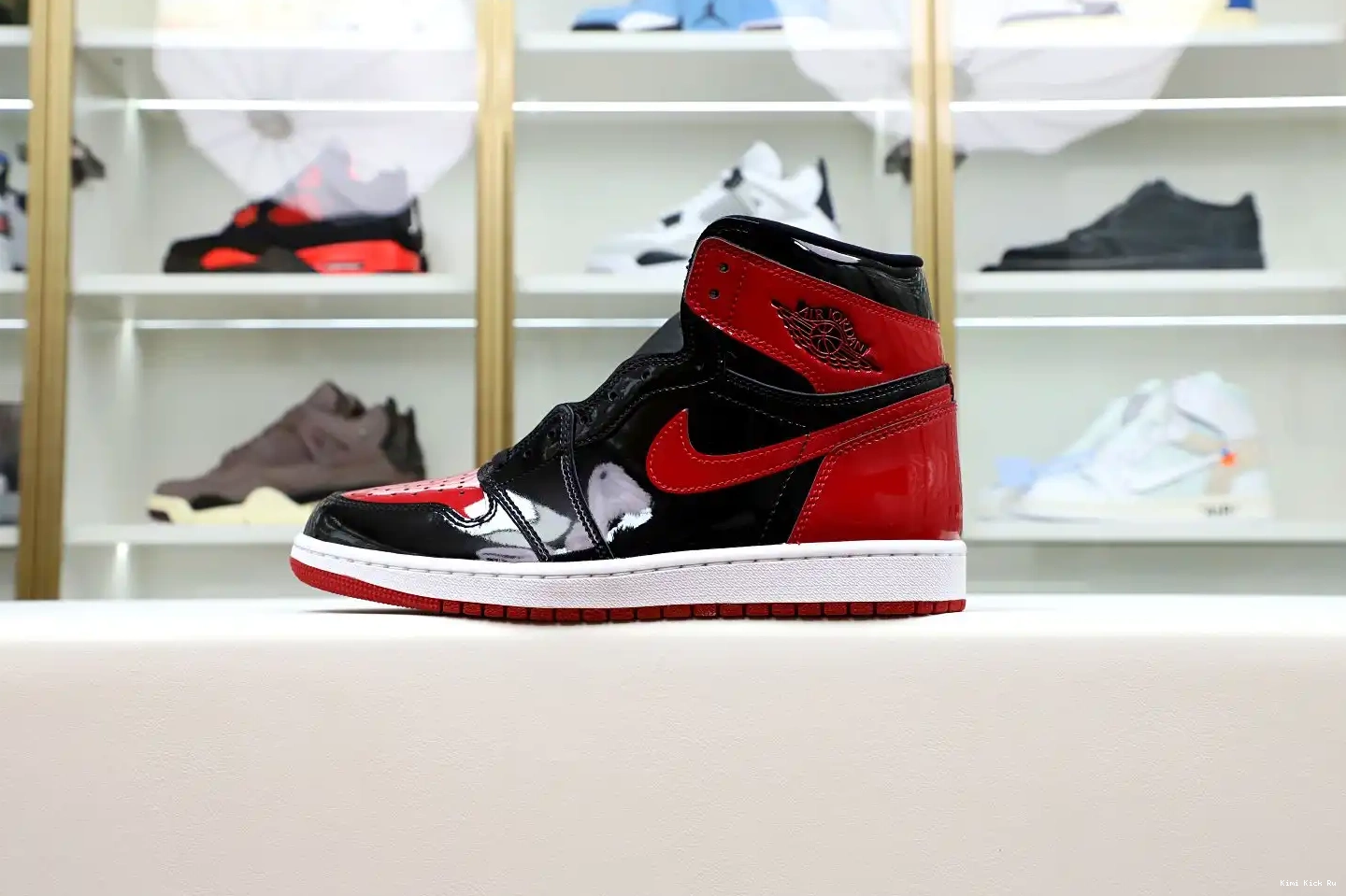 PATENT JORDAN AIR 1 HIGH OG Kimikick BRED 0801